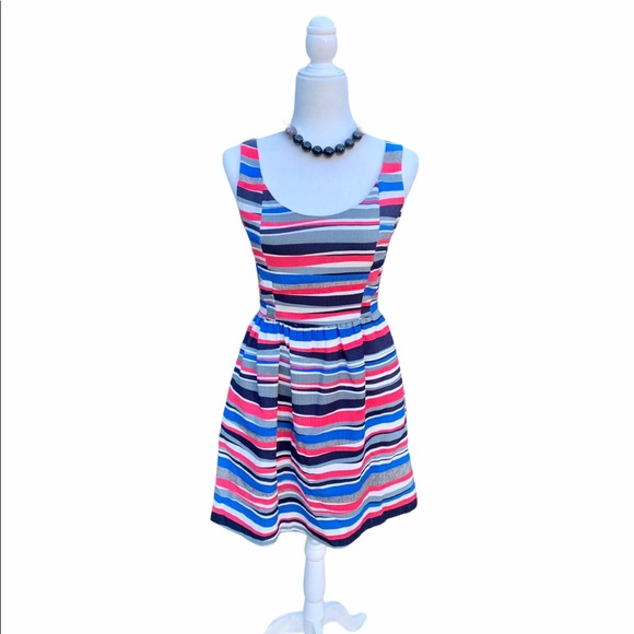 Aqua Dresses & Skirts - Aqua striped sundress. Size small. EUC.